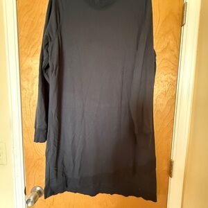 Active Life Black Long Sleeve Casual Dress Asymmetric Hem Detail Size 2XL